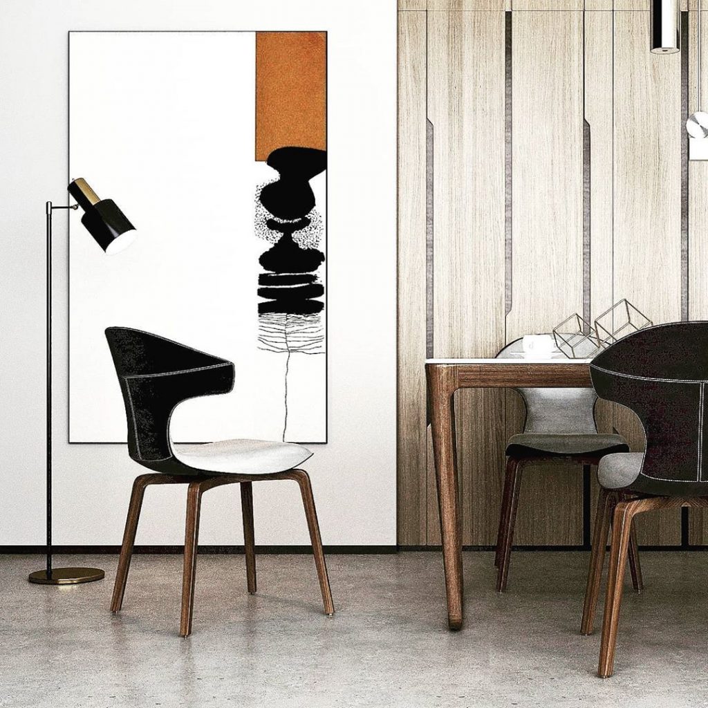 . Dining room 3d model set.
. Table & chair set 11.