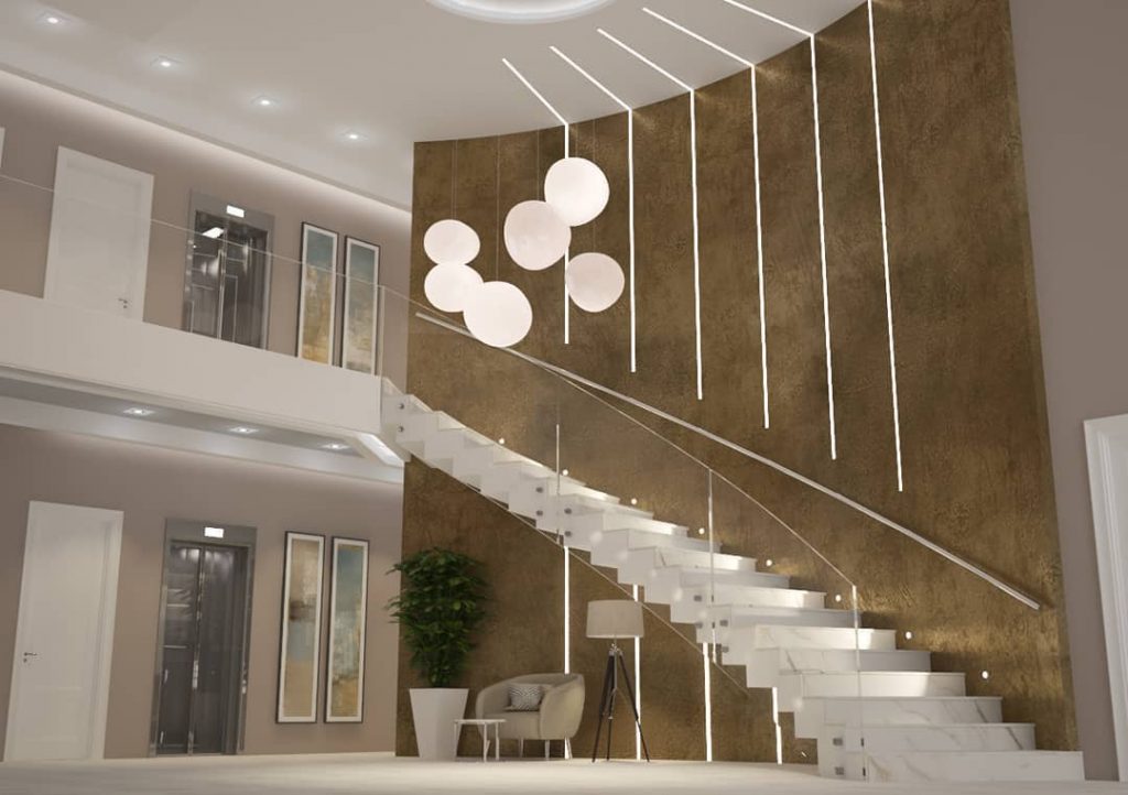 Entrance hall, project 2020 by DSC