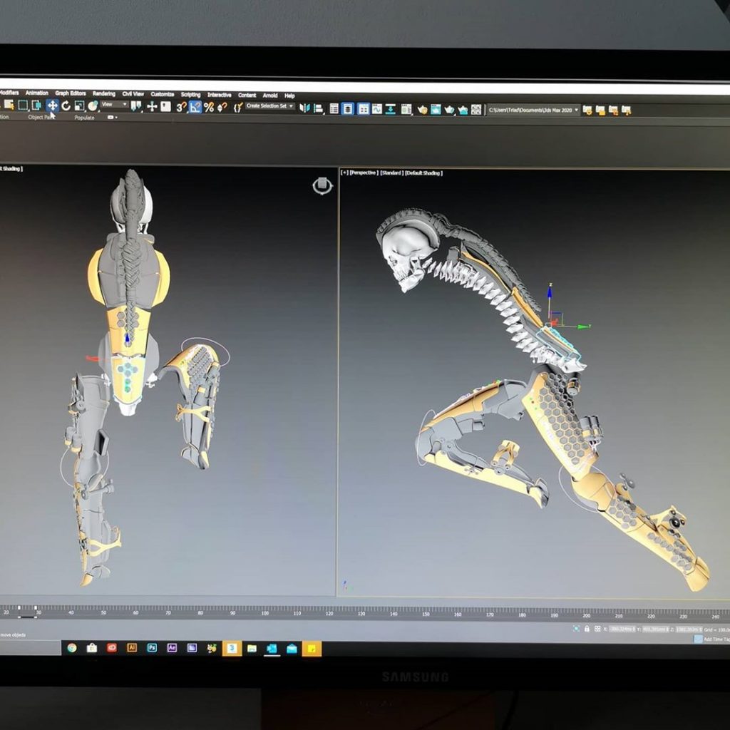 He needs a couple of arms ... and a body ...