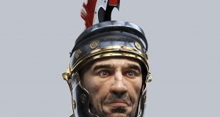 Incredible details of this Roman soldier from RaveeCG, modeled and rendered