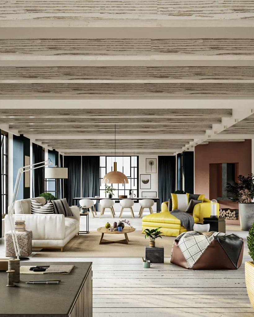 My Scandinavian interior design.
I hope you like it. • Visualization:
Sketchup201
