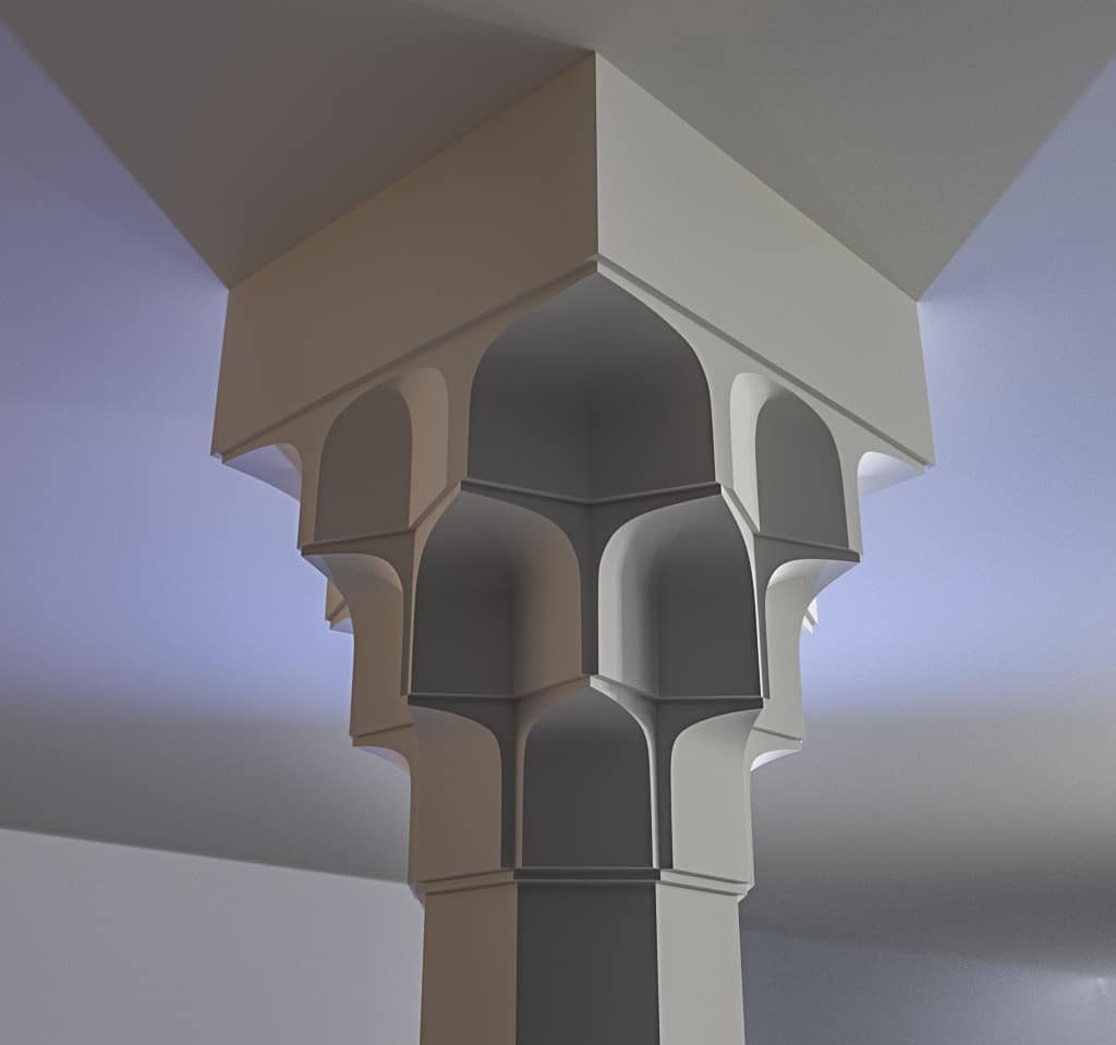Column capital model