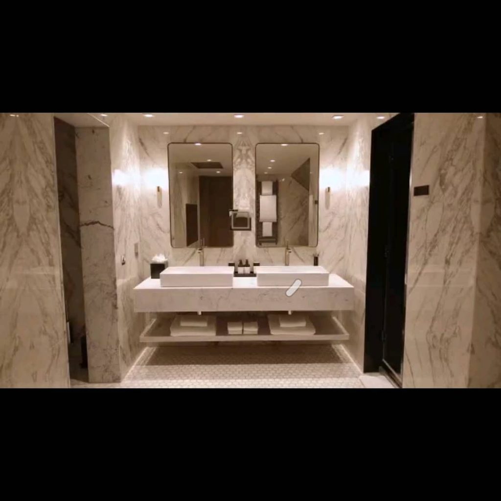 Interior of the toilet