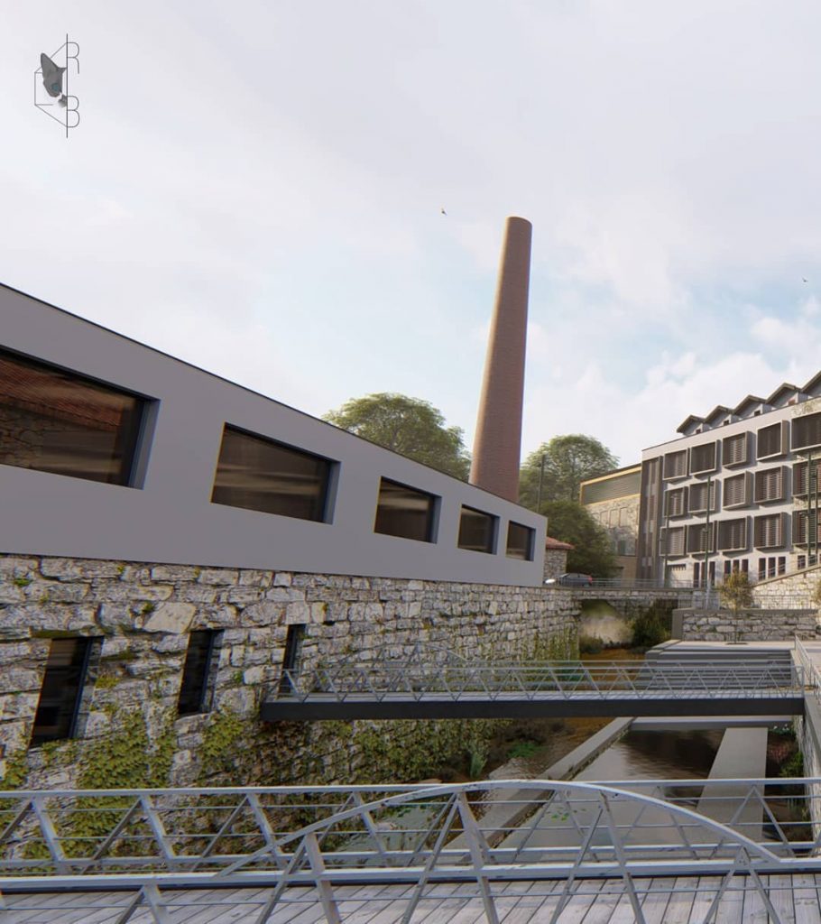 Massive 3D modeling - 3D image - Covilhã - Portugal Massive 3D modeling - 3D