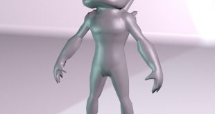 Progress on the original character for a 3D project I'm working on.  This is one of th