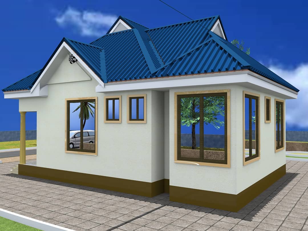 200 square meter 3 bedroom house, fits into a minimum plot size of 15.5