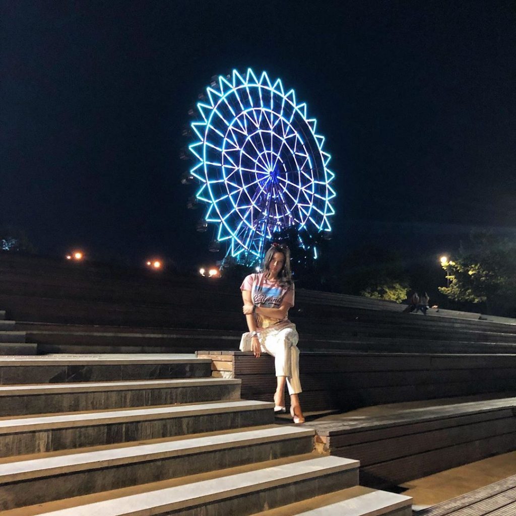 HERE THIS WHEEL

They have built a new ferris wheel in our city, they say