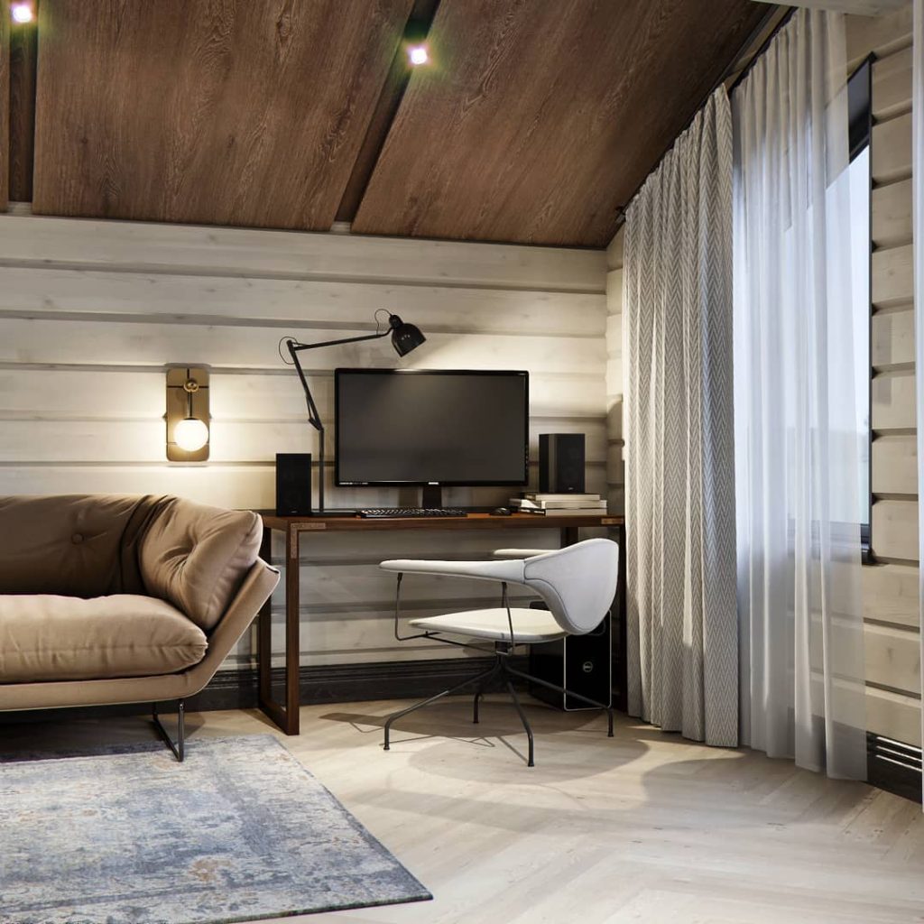 HOUSE FROM BARS. OFFICE.
...
Visual interior project for designer Maria Detkov