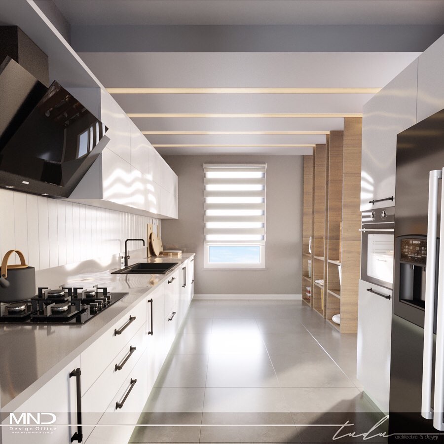 Design Bureau MND
• kitchen and living room design •
DG sample apartment, kitchen and sit