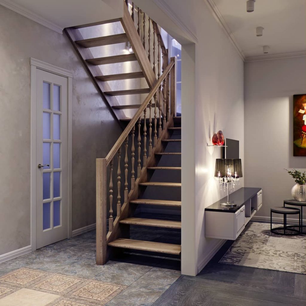 STAIRS TO THE SECOND FLOOR
Two lighting options
...
...
Visualization design project