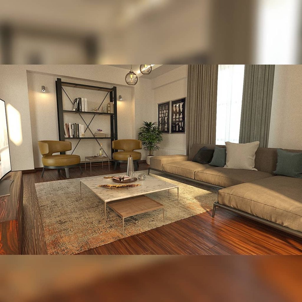 living room
Design & visualization of