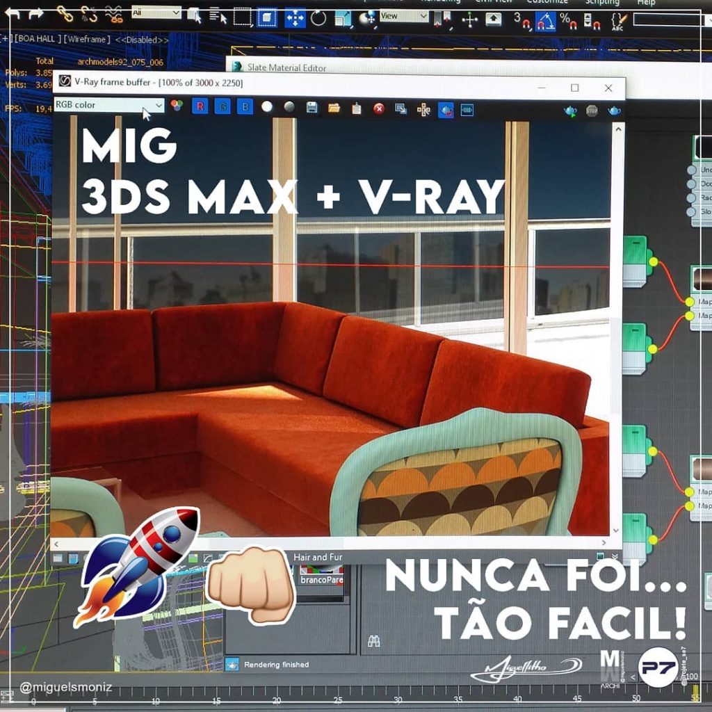 Migration courses, project 7
That's all!
3ds Max and V-Ray
It has never been so easy !!!