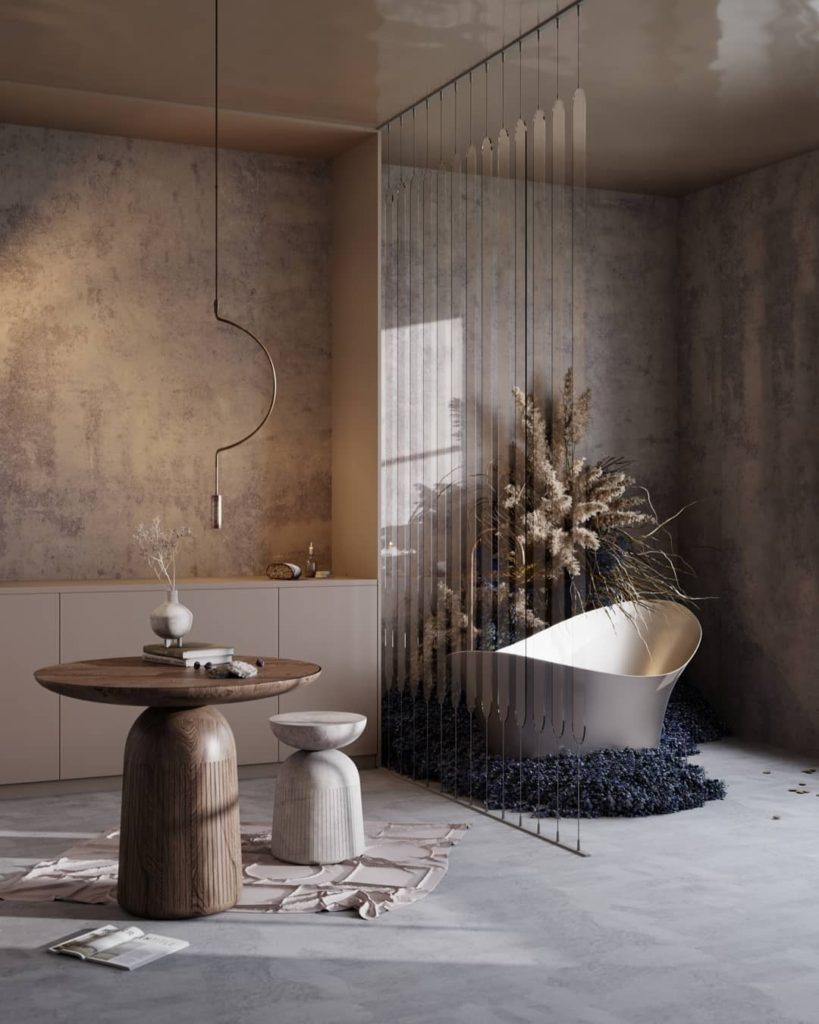 There is always a story to tell.
...
The interior of the designed hotel room based on